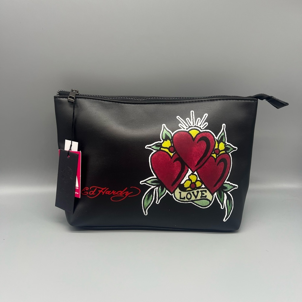 Ed hardy cosmetics bag